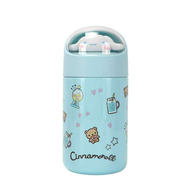Termo de dibujos animados Kawaii Sanrios Hello Kitty Cinnamoroll My Melody para niños, vaso aislado de acero inoxidable, botella de agua térmica