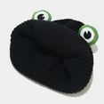thumbnail image 5 of Lroveb Beanie for women Cartoon Cute Frog Girls Warm Solid Twist Knit Crochet Pile Hat Pullover Cap Hat, 5 of 8