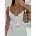 thumbnail image 3 of Camisetas sin mangas góticas con vendaje para mujer, top corto vintage de encaje con retazos para mujer, ropa de calle sin espalda, trajes de fiesta de verano 2022, 3 of 6