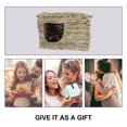 thumbnail image 3 of Shisuyan 1Pc Handmade Folding Nest Rabbit Sleeping House Pet Supply Animal Nest (Beige), 3 of 8
