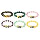 thumbnail image 1 of 6x Feng Shui Prosperity Amulet Black Obsidian Beads Charm Bracelet Jewelry, 1 of 9
