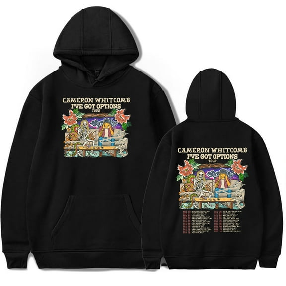 Cameron Whitcomb I've Got Options Tour 2025 Hoodies Merch Women Men Long sleeve Fashion Casual Hooded Sweatshirts
