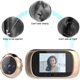 thumbnail image 3 of Mirilla digital, cámara de seguridad con timbre y mirilla con pantalla LCD de 2,8 pulgadas con gran cantidad de píxeles y visión nocturna, gran angular para tomar fotografías, 3 of 8