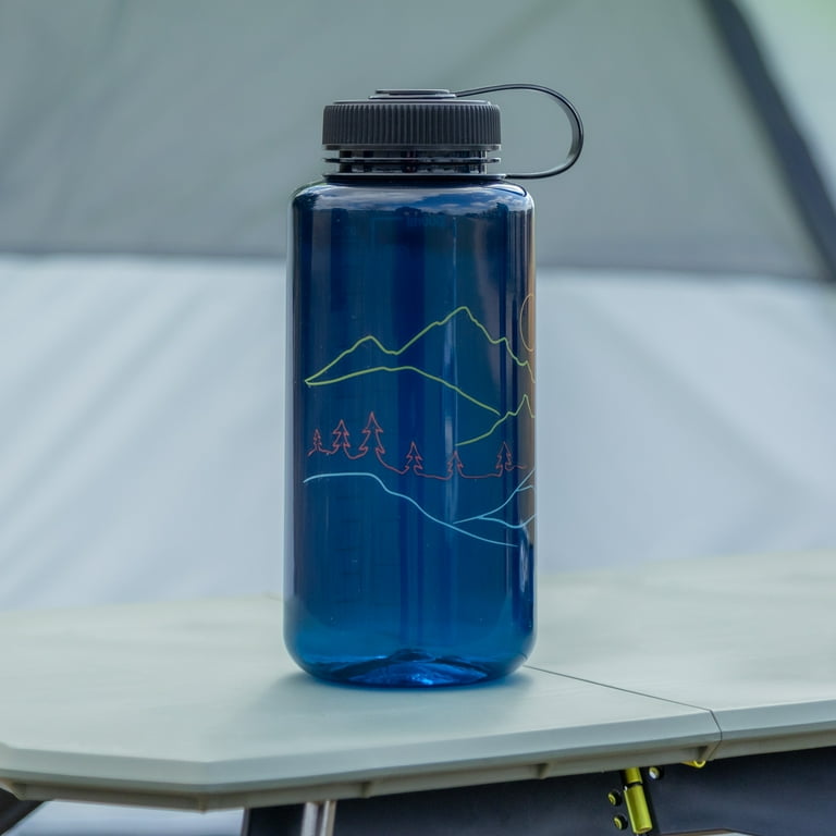 NATAL DESIGN - TRITAN WIDE MOUTH 16oz SOTE × AIOT! ver. Nalgene Tritan Wide Mouth Water Bottle, 16 oz, Clear/Red