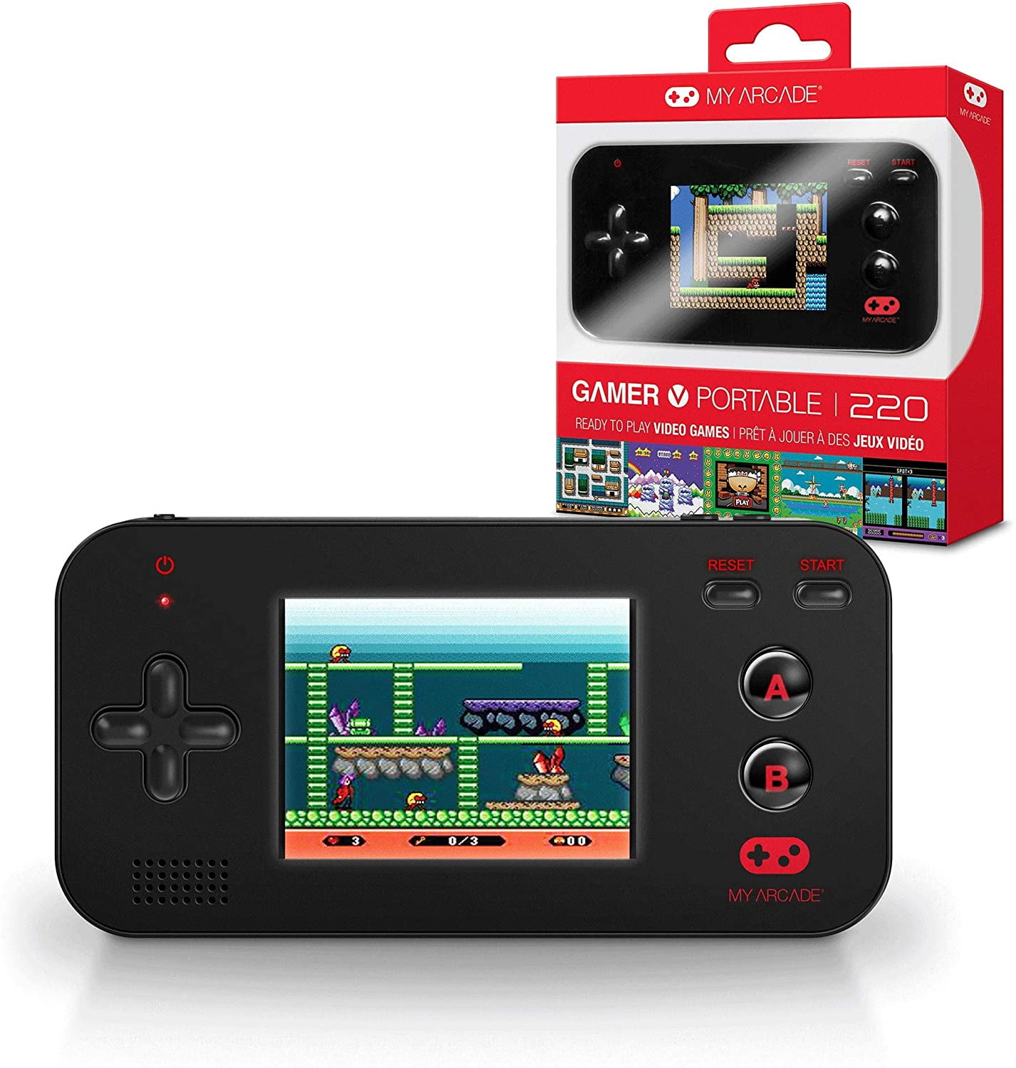 My Arcade Gamer V Portable Handheld Gaming System 220 Retro Style