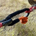 thumbnail image 5 of 2pcs Orange 1/2inch X 22inch Soft And Loop Rope Synthetic Traction Strap 43000lbs Breaking Power, 5 of 5