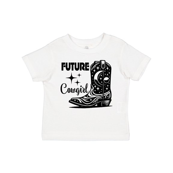 Inktastic Future Cowgirl Western Boot Rodeo Girls Toddler T-Shirt