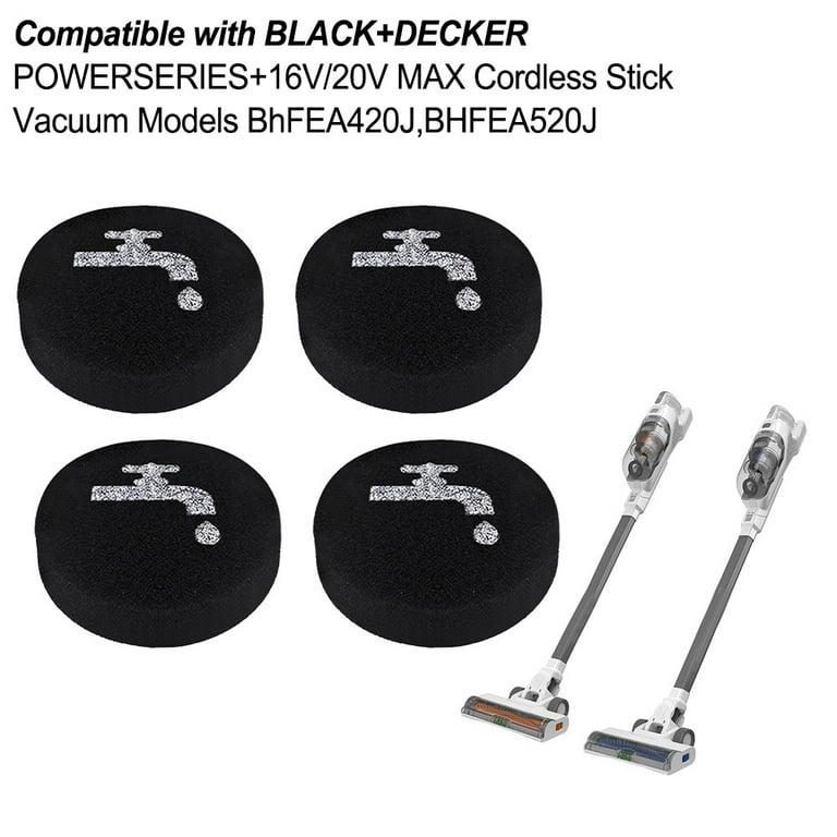 Sponge Filter For Black+Decker Powerseries+ 16V/20V Cordless Stick  Bhfea420J 