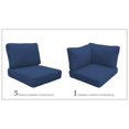 thumbnail image 1 of Ensemble de Coussins Haut Dossier pour FAIRMONT-09b en Bleu Marine, 1 of 2