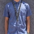 thumbnail image 2 of Hemi Lanyard, Hemi Bold Outline 392 426 Black Silver Fade, Elastic, 2 of 4