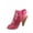 Fuchsia, variant on Shaky-S Women's Fashion Open Toe Ankle Strap Buckle Chunky Heels Strappy Sandals Shoes