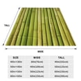 thumbnail image 3 of Vsdgher Green Bamboo Fence Ultra-Soft Micro flannel Blanket Throw Blankets for Couch Sofa, Bed (4 sizes)-60"x50", 3 of 7