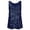 Navy, variant on Sparkly Sleeveless Tank Camisole Loose Round Neck Party Tops Color: Navy Size: XXL
