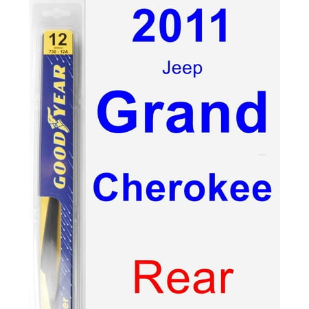 Jeep Cherokee Wiper Motor - 2011 Jeep Grand Cherokee Rear Wiper Blade - Rear