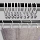 thumbnail image 5 of 60 Pack Metal Curtain Rings with Clips, Curtain Clip Rings Hooks for Hanging Drapery Drapes Bows, Curtain Rod Rings 1.5 inch Interior Diameter, White, 5 of 5