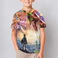thumbnail image 5 of The Legend of Zelda T-Shirts for Boys Girls, Kids 3D Print Short Sleeve, Unisex Crew Neck Tee Shirts for Youth, 5 of 9