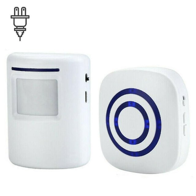 Timbre de puerta de entrada inalámbrico Detector de sensor de movimiento Alarma de alerta de timbre de puerta JFHHH pequeña