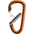 thumbnail image 4 of Material Mosquetón en varios diseños y colores - 10 piezas - Clips de mosquetón para exterior, camping, 4 of 5
