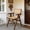 WALNUT-1P, variant on Bamboo Folding Chairs With Woven Rattan Backrest & Seat Rubber Bamboo Frame | Walnut Color
