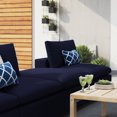 thumbnail image 4 of Modular Lounge Sectional Deep Sofa Chair Set, Sunbrella, Blue Navy, Fabric, Modern Contemporary, Outdoor Patio Balcony Cafe Bistro Garden Furniture Hotel Hospitality, 4 of 10