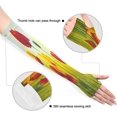 thumbnail image 2 of Manches de Bras Fleurs Nature Protection Solaire UV Manches Rafraîchissantes Manches de Soleil Unisexes en Soie Glacée avec Trou pour le Pouce pour Course Cyclisme Conduite Sports Extérieurs, 2 of 6