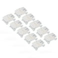 thumbnail image 3 of Conectores de tira de luz LED sin soldadura, 10 piezas COB LED tira LED adaptador conectores tira LED a conector de cable diseñado con precisión, 3 of 8