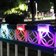 thumbnail image 3 of 4 Pack Solar Fence Lights Led Waterproof Outdoor Solar Power Led Stair Lights, 3 of 4