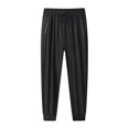 thumbnail image 3 of Kcolen Men Casual Pants Slim Fit Men's Air Conditioning Sports Trousers with Ice Silk for Breathable Summer Outdoor Comfort and Loose Fit Mobility, 3 of 4