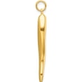 thumbnail image 2 of Sterling Silver Gold-Tone Polished Italian Horn Pendant (Width 4.2) (Length 41) - Jbsp, 2 of 5