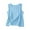 Blue-01, variant on perfectbot Women's Breathable V-Neck Tank Top - Sleeveless Relaxed Fit Solid Color Cotton Shirt (S-XXL)