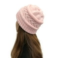 thumbnail image 3 of iHPH7 Winter Beanies for Men Beanie Hat Slouchy Beanie Y2k Hat Winter Beanies for Women Knit Hat Skull Cap Women Pink One Size, 3 of 3