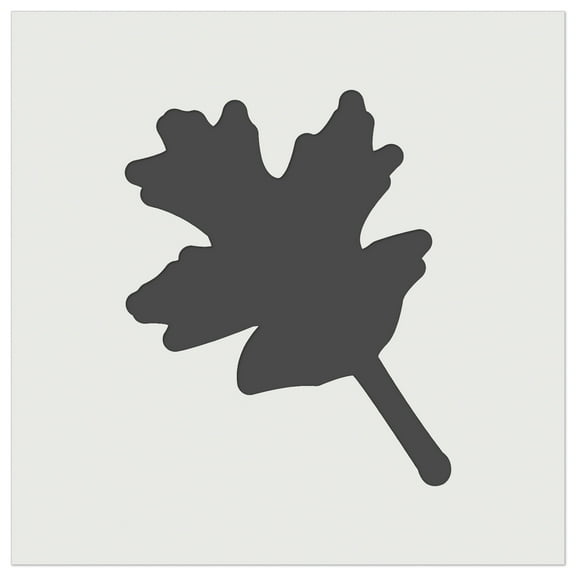 Oak Leaf Solid DIY Cookie Wall Craft Stencil - 7.0 Inch