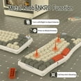 thumbnail image 5 of ATTACK SHARK AKS068 Alice Layout Wired Mechanical Keyboard, Gasket Mount 68 Keys Ergonomic 60% Gaming Keyboard USB-C, VIA-Programmable, Hot-Swappable Tactile Switch, RGB Backlit, Knob, NKRO, PC/MAC, 5 of 12