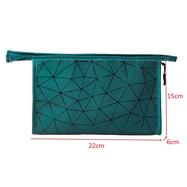 Bolsa de cuero PU impermeable para cosméticos, organizador de maquillaje, neceser de viaje, estuche de almacenamiento para cosméticos y maquillaje, 2022 Fivean unisex