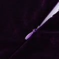 thumbnail image 5 of Gibobby Vestidos largos de fiesta Vestido de manga larga de las Vestido de cadera envuelto de terciopelo sexy Vestidos de cintura de color sólido(Morado,M), 5 of 5