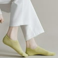 thumbnail image 2 of Ankle Socks for Women Pure Cotton No Show Socks Womens with Heel Tab Color Low Cut Soft 5 Pairs 4-8.5, 2 of 7