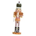 thumbnail image 3 of colcolo Christmas Nutcracker Decor Ornament Desktop Figurine Versatile Wooden Nutcracker B, 3 of 8