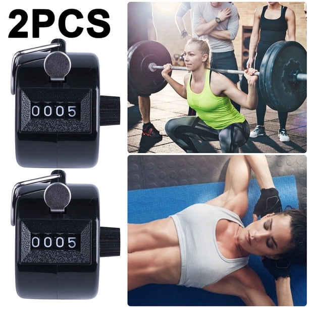 DQrwqpou Digital Hand Press Clicker Portable Manual Tally Con Retroiluminación LED (negro)