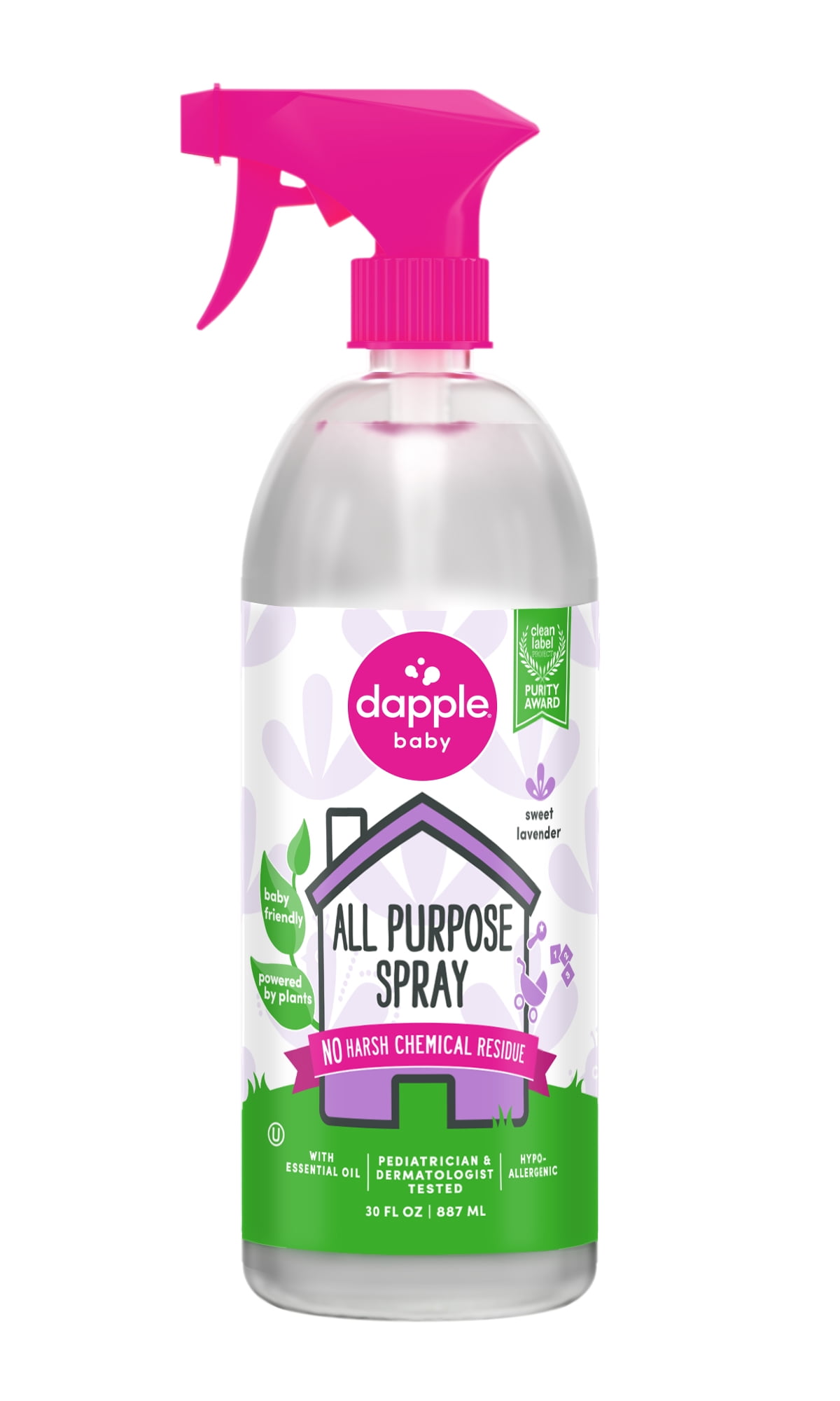 Dapple Baby AllPurpose Spray, BabyFriendly Cleaning Spray, Sweet