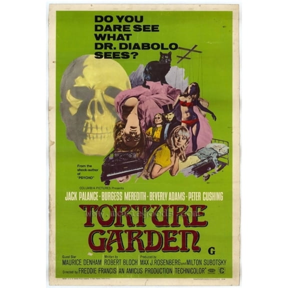 Posterazzi MOVEH4273 Torture Garden Movie Poster - 27 x 40 in.