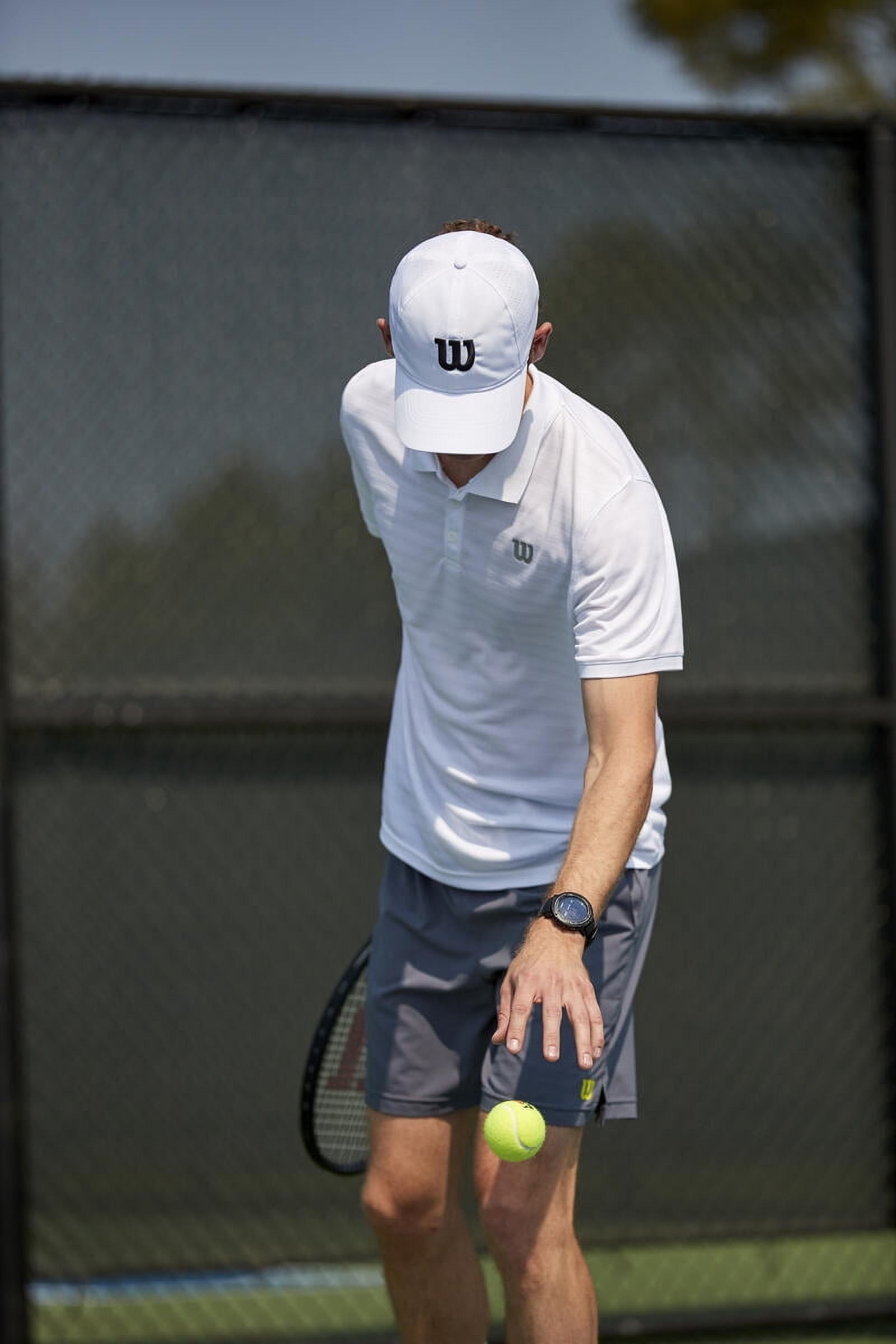 (2 pack) Wilson Ultralight Tennis Cap Adjustable, White