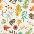 thumbnail image 2 of Urban, Mary 15x15 Gold Ornate Wood Framed with Double Matting Museum Art Print Titled - Autumn Friends Pattern IIA, 2 of 4