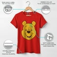 thumbnail image 3 of Girl's Winnie the Pooh Bear Big Face  Graphic Tee Red X Large, 3 of 10