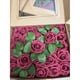 thumbnail image 4 of Flores artificiales elegantes Yuarrent ramo de rosas decoración Carne rosa, 4 of 6
