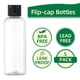 thumbnail image 3 of Apuakthei Lisapack Botellas de viaje de 3.4 oz con tapa abatible (5 piezas) Contenedor dispensador transparente vacío para cosméticos de tamaño de viaje (100 ml, transparente), 3 of 8