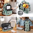 thumbnail image 5 of Uorisanigo Floral Horse Print Backpack Set for Primary Students 4 Piece Set Breathable Lightweight School Bag with Matching Lunch Box Pencil Case and Water Bottle Holder, 5 of 7