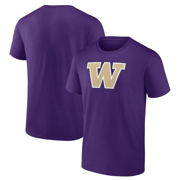 Men's Purple Washington Huskies Primary Logo T-Shirt