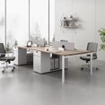 thumbnail image 2 of Standing Storage Office Desk Executive Drawers Modern Legs Computer Desks European Shelf Escritorios De Ordenador Furnitures My Lux Decor Round, 2 of 26
