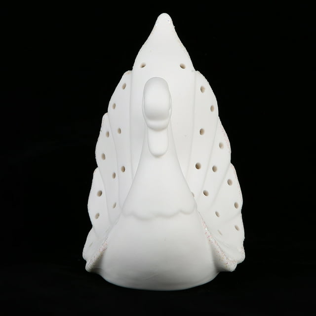 LED Light Ceramic Swan Light, Ceramic Decoration Lamp Lovely Delicate LED Swan Light, Swan Light, For Bedroom Bookshelf Study Room