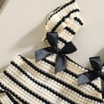thumbnail image 6 of HAYIMI Toddler Girls Striped Camisole Tops And Lace Shorts Outfit Sets Casual Two Piece Summer Wear Relaxed Fit Clothes Sets, 6 of 9